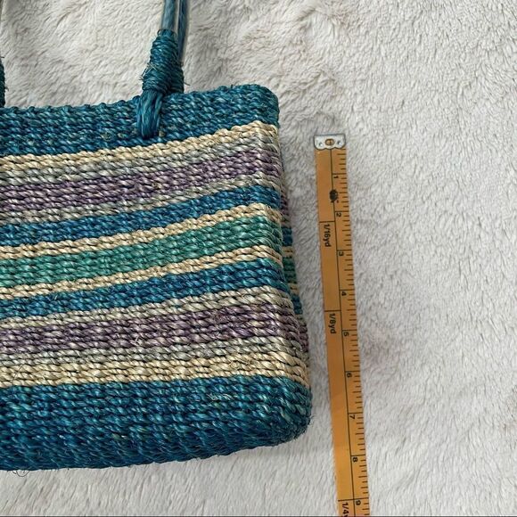 𝅺summer Tompkins Colorful Straw Bag - Picture 9 of 13